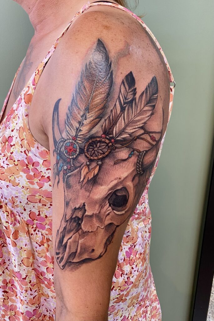 Skull tattoo